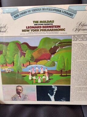 The Moldau Bernstein New York Philharmonic Vinyl 12" Record Album LP M 31817